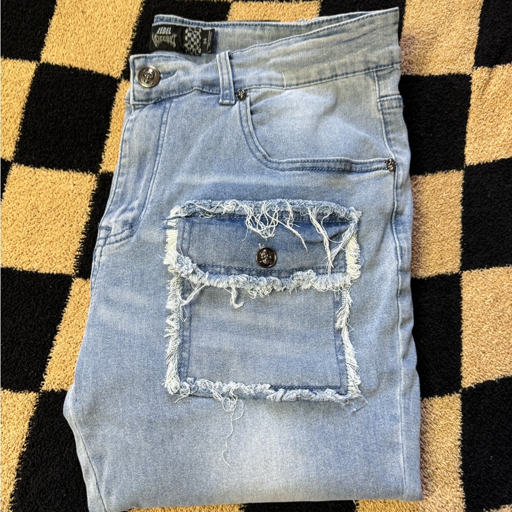 Rebel vengeance jeans grunge type jean size 34 never worn